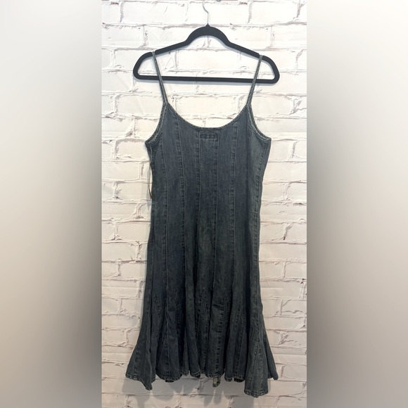 Ralph Lauren NWT Denim Midi Dress Size Medium NWT - Picture 2 of 6